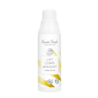 Belle Esthéticienne à domicile produit Beauté Simple lait corps apaisant à Ennezat et Riom 63